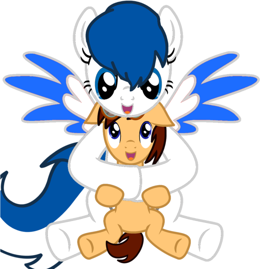 Striker Hugging The Lovable Midget Pony By Troyjr24 - Pony (868x921)