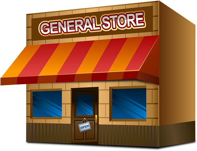Store Buildings Clipart - Clip Art General Store (900x600)