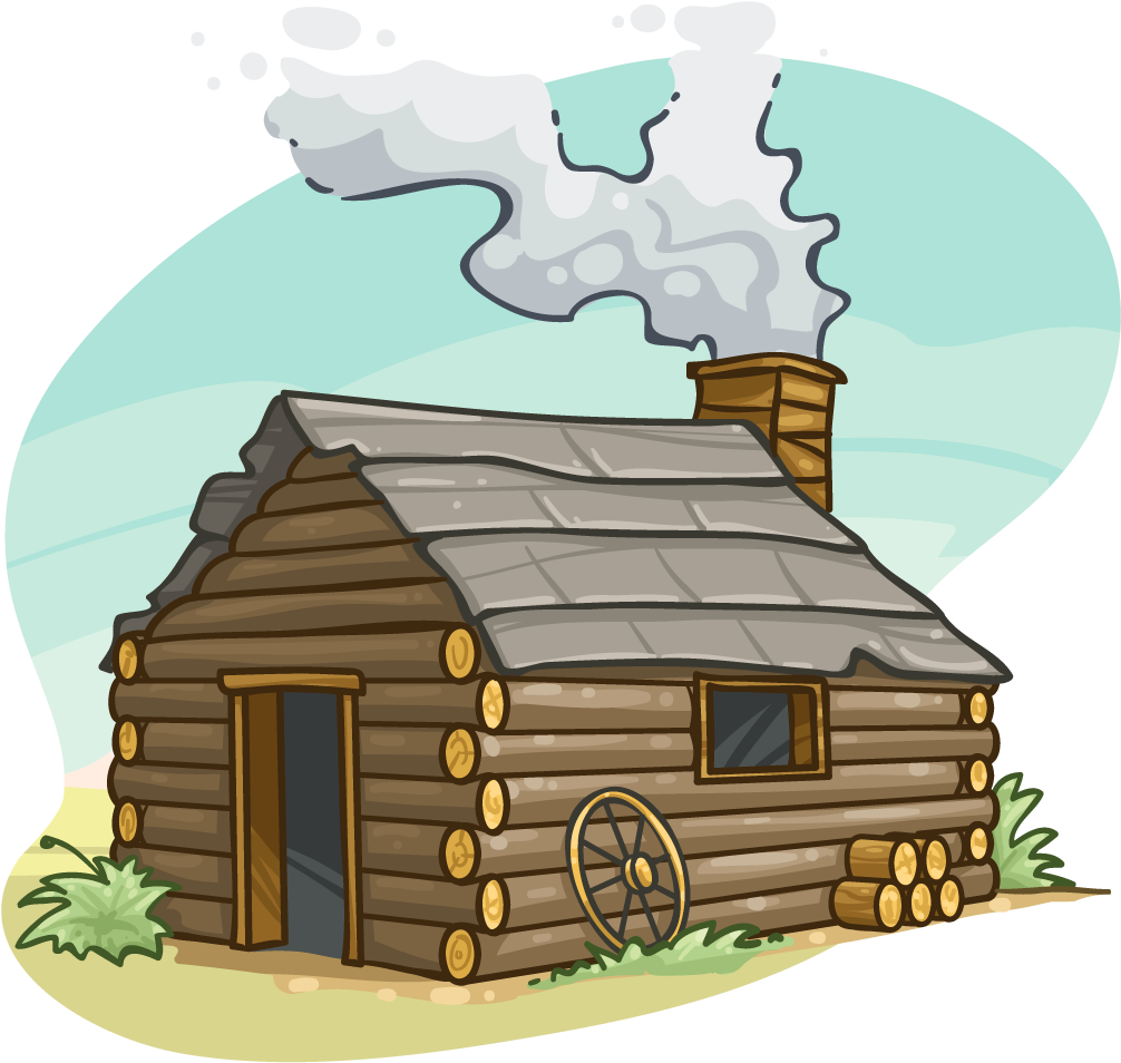 Png Log Cabin Transparent Log Cabin - Log Cabin Clipart Transparent (1024x1024)
