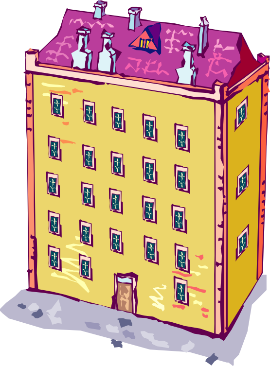 School Building Clipart Free Free Clipart Images 2 - Apartment Building Cartoon Png (555x753)