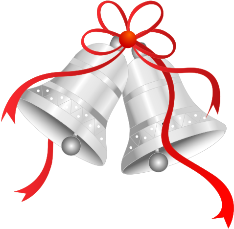Oh, The 1st Big Day For Og, We Remember Thee - Christmas Silver Bell Clipart (600x480)