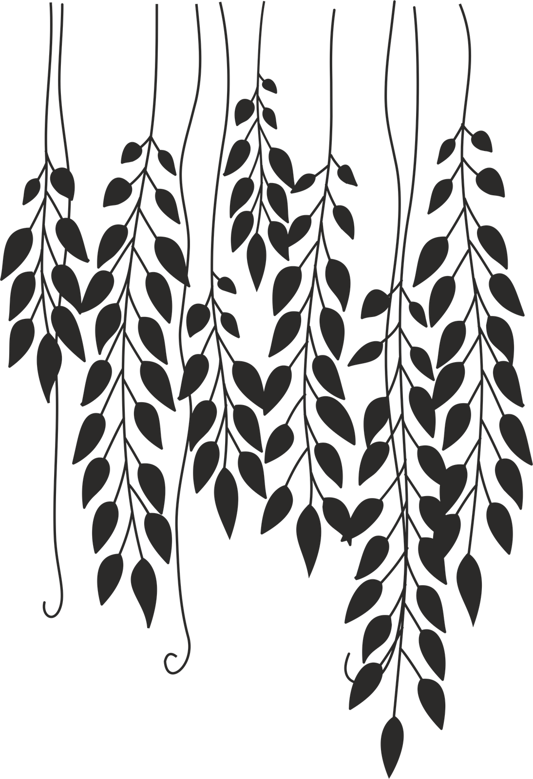 Dibujo Para Imprimir - Flores Vintage Blanco Y Negro Png (1094x1600)