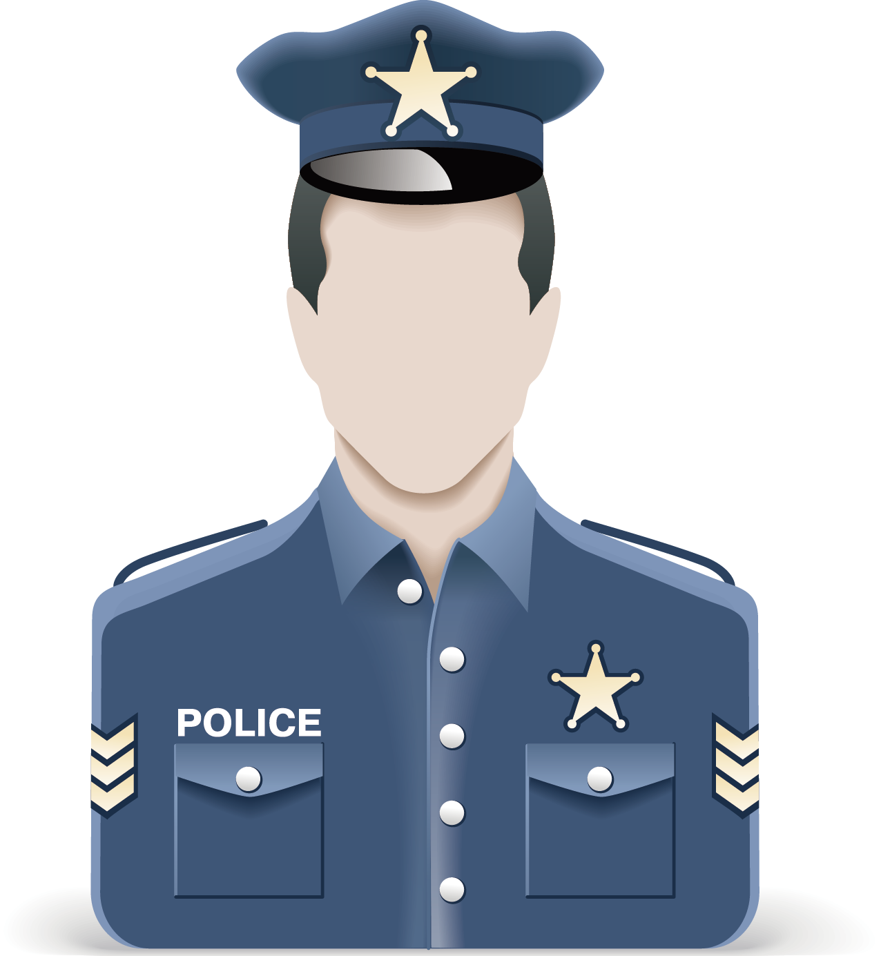 Law Euclidean Vector Police Officer Icon - Police Vector (1276x1385)