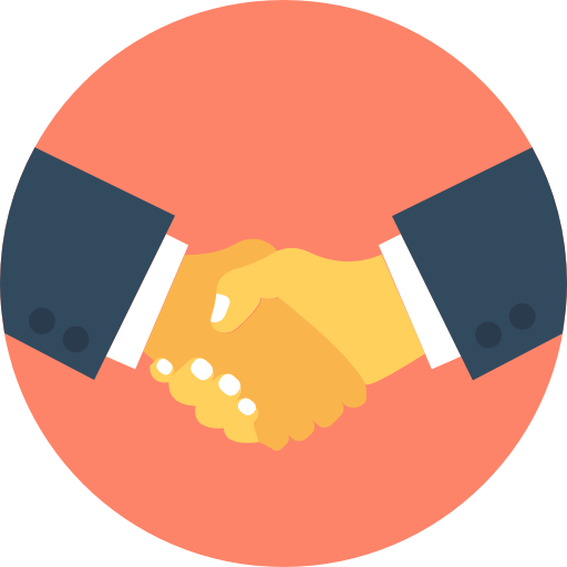 Educate & Engage - Shake Hands Icon Png (512x512)