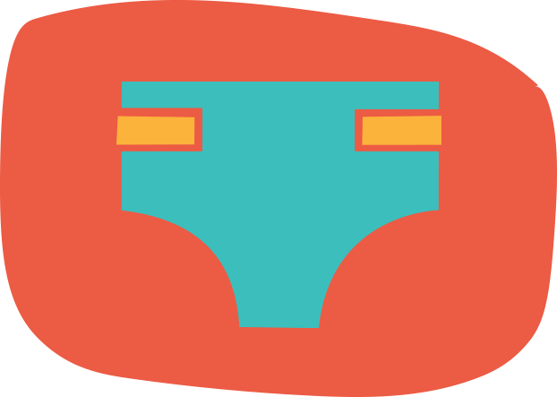 Nappy Illustration - Illustration (622x443)