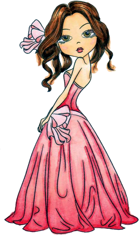 Glam Girls & Guys Digital Stamps - Postage Stamp (510x842)