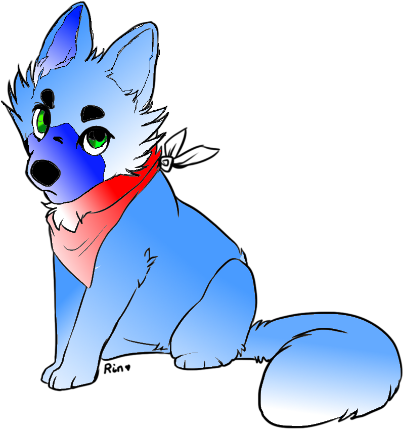 Lines Free Use Fox Wolf Cub By Rinermai-d7rj9ye By - Cartoon (916x873)