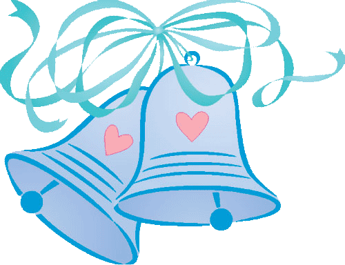 Logo Logo Logo - Wedding Bell Clip Art (500x384)