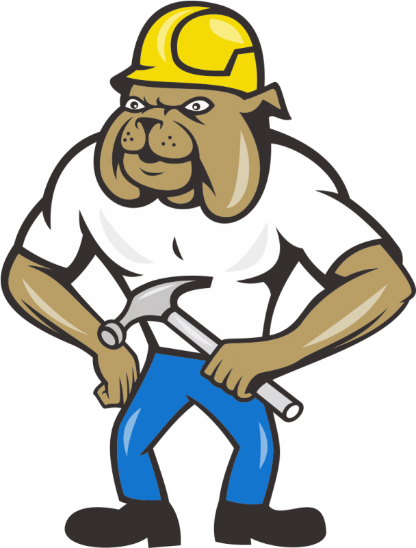 Bulldog Laborer Clip Art - Bulldog (800x800)