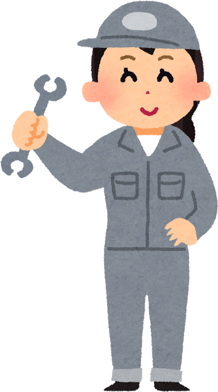 Job Arubaito Laborer Permatemp 社員 - 工場 作業 員 イラスト (550x800)