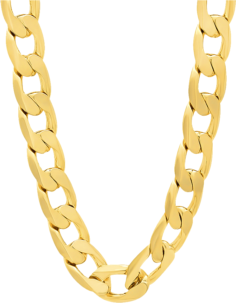 Thug Life Real Gold Chain Transparent Png - Gold Chain Png Hd (1000x1000)