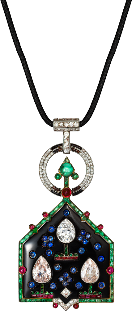 Cartier Art Deco Pendant - Locket (1000x1000)
