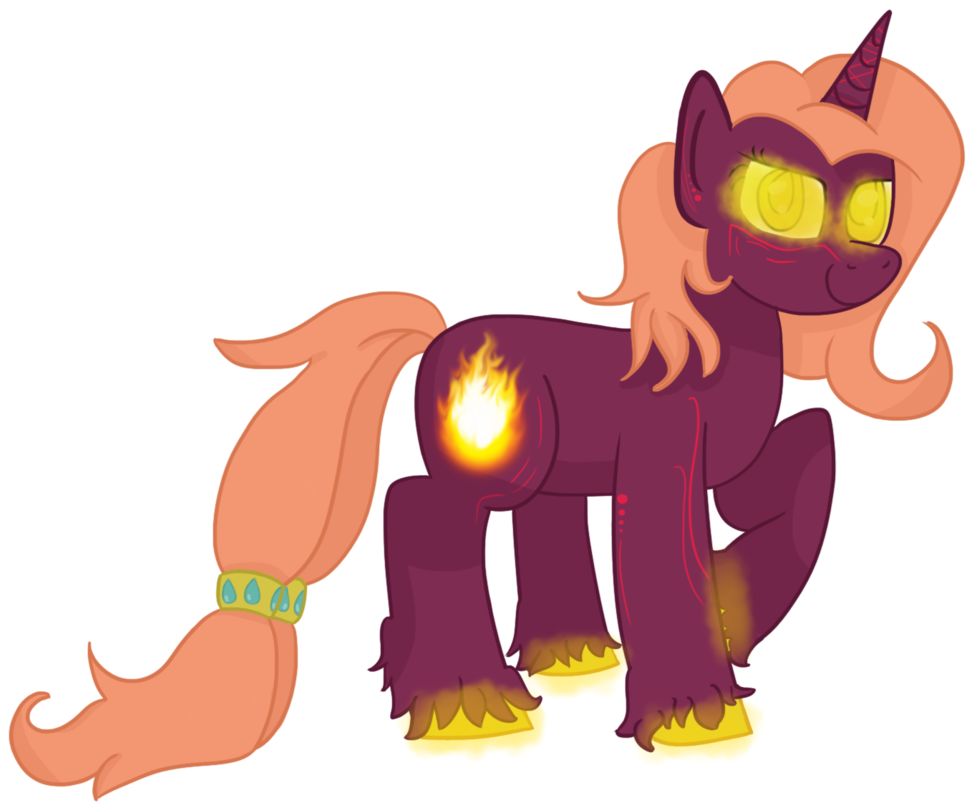 Mercurial Pyre By Jaegerpony - Cartoon (980x815)