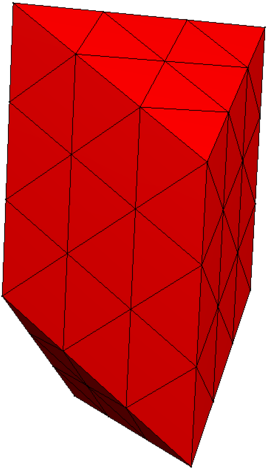 Tetragonal Disphenoid Honeycomb - Honeycomb (300x478)