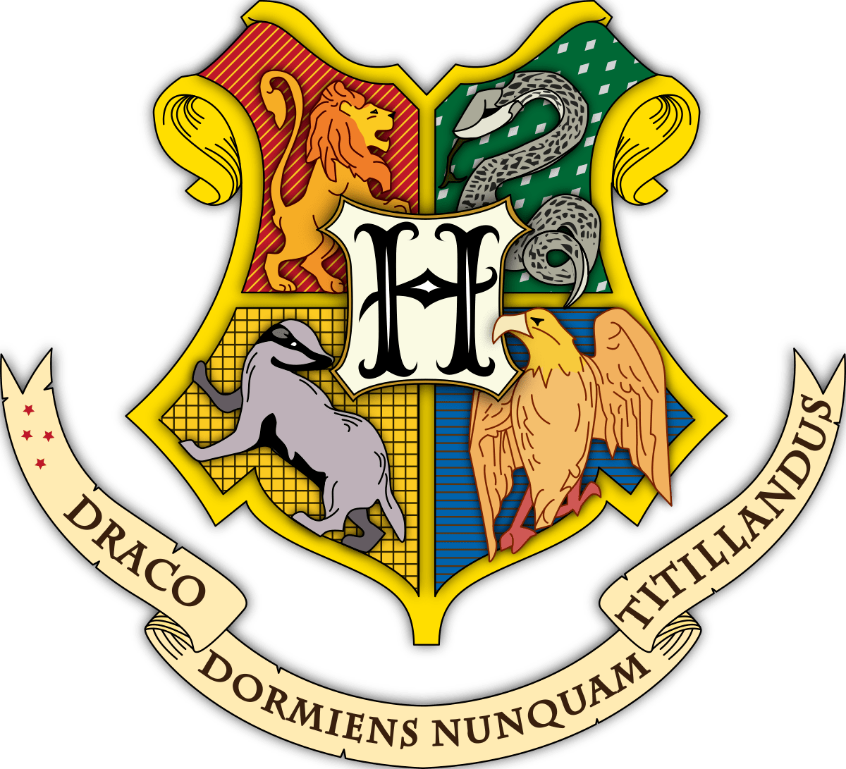 Draco Dormiens Nunquam Titillandus Logo 3 By Michelle - Hogwarts School Of Witchcraft And Wizardry (1200x1091)