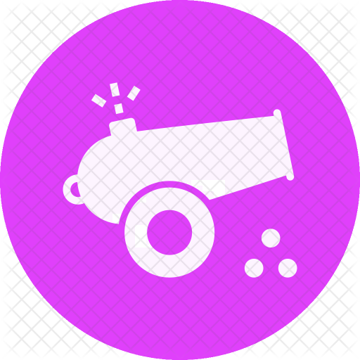 Cannon Icon - Icono De Foto Rosa (512x512)