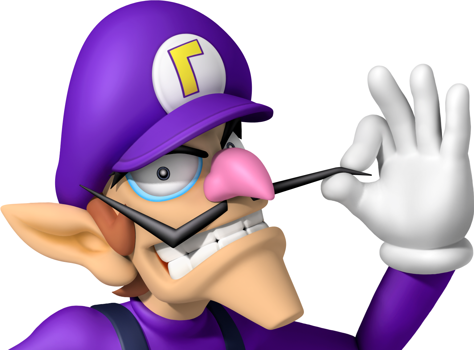 Waluigi Is A Character In The Super Mario Series Who - Amiibo Super Mario - Waluigi (1568x1136)