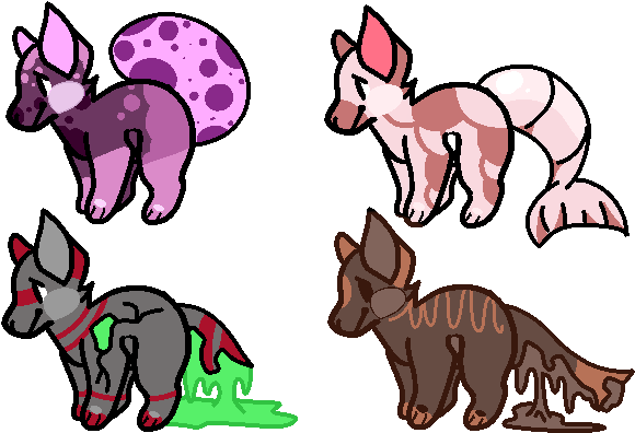 Small Dog Adopts [ Open Price Lowered ] By Darling-infection - Cartoon (600x400)