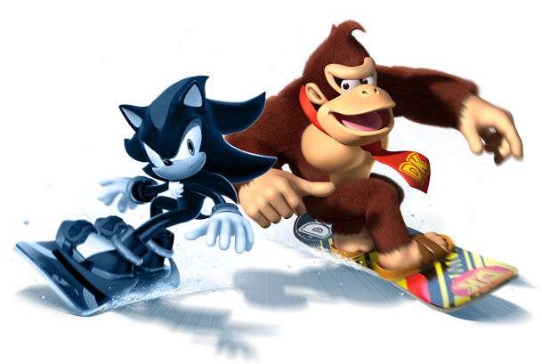 The Mario And Sonic Series - Mario & Sonic At The Olympic Winter Games (704x449)