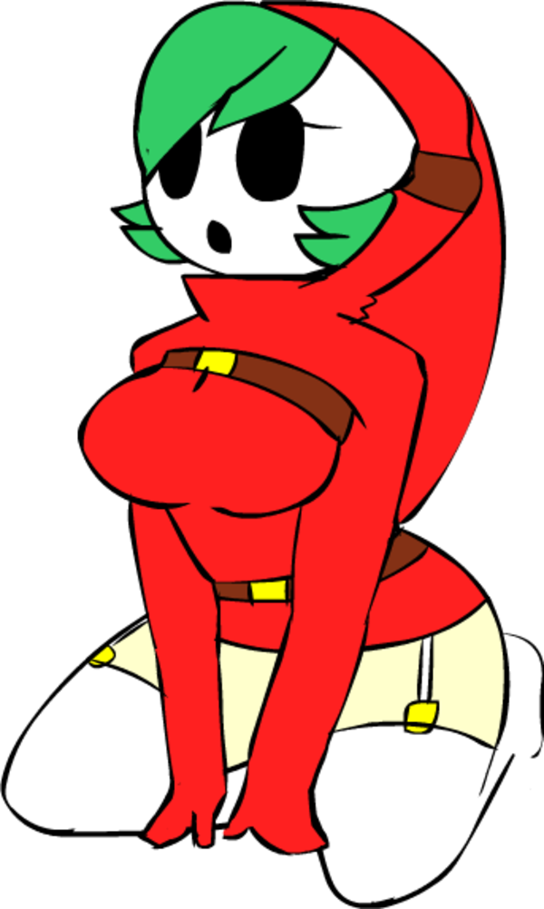 Shy Guy 4chan Know Your Meme Mario Series - Shy Gal Meme (600x1002)