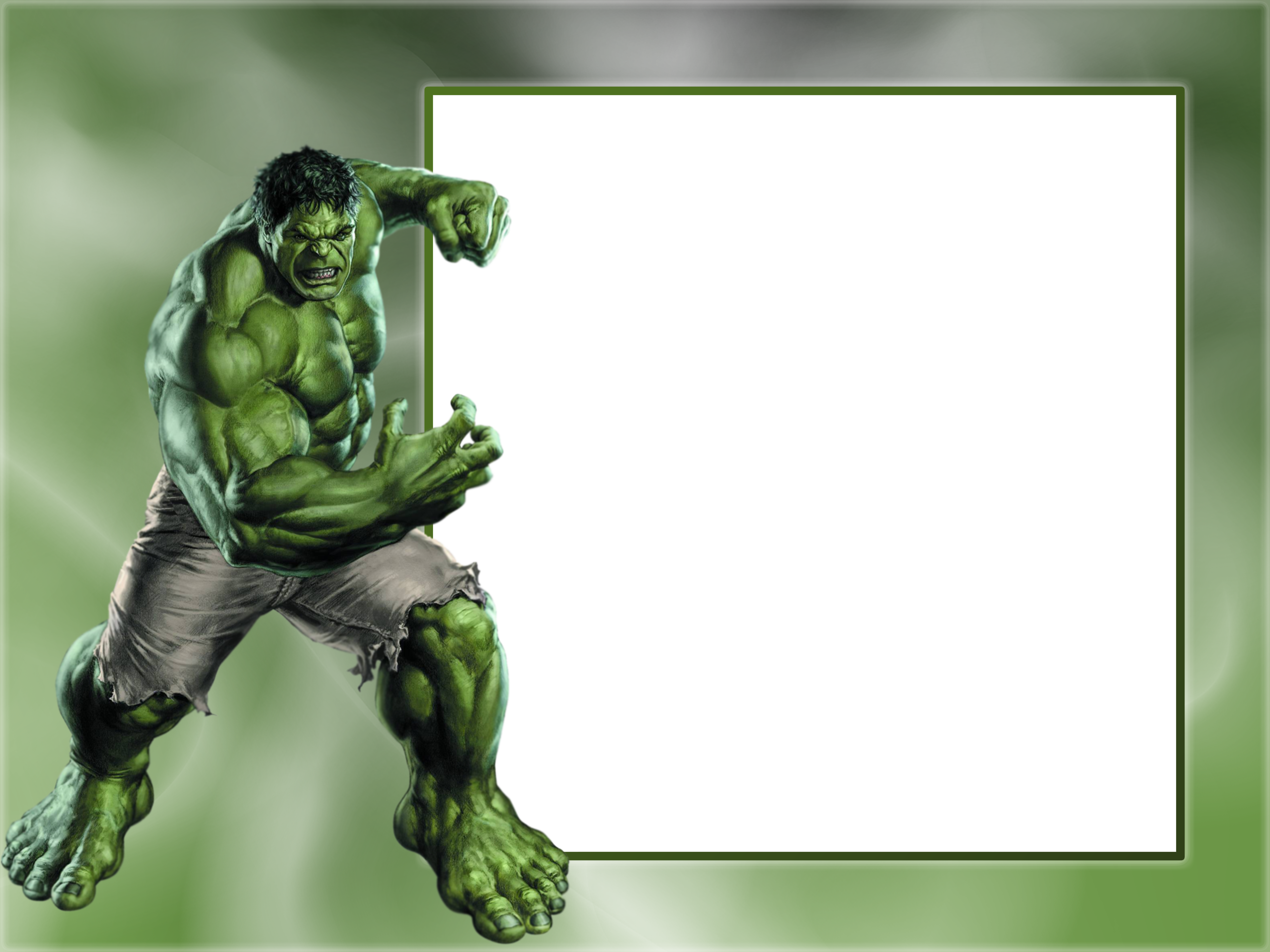 Comic Book Explosion Superhero Pop Art Style Radial - Bordes De Hulk (4000x3000)
