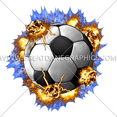 Explosive Soccer Ball - Flex Imprimable Stahls Sportsfilm - 50 Cm X 25 M (385x385)