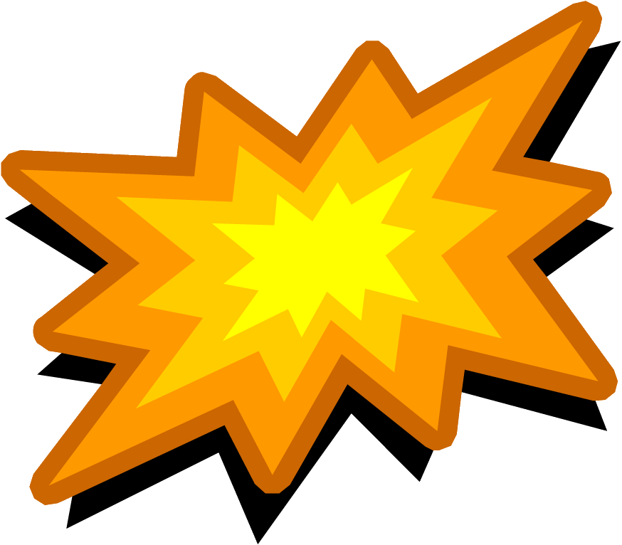 Pow Emote - Onomatopoeia Background (874x766)