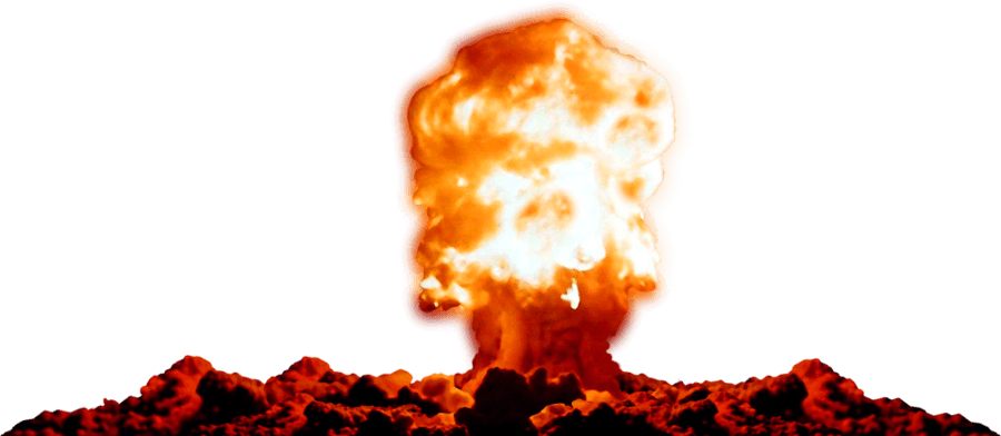 1 Png, A Nuclear Explosion, - Nuclear Explosion Transparent Background (900x392)