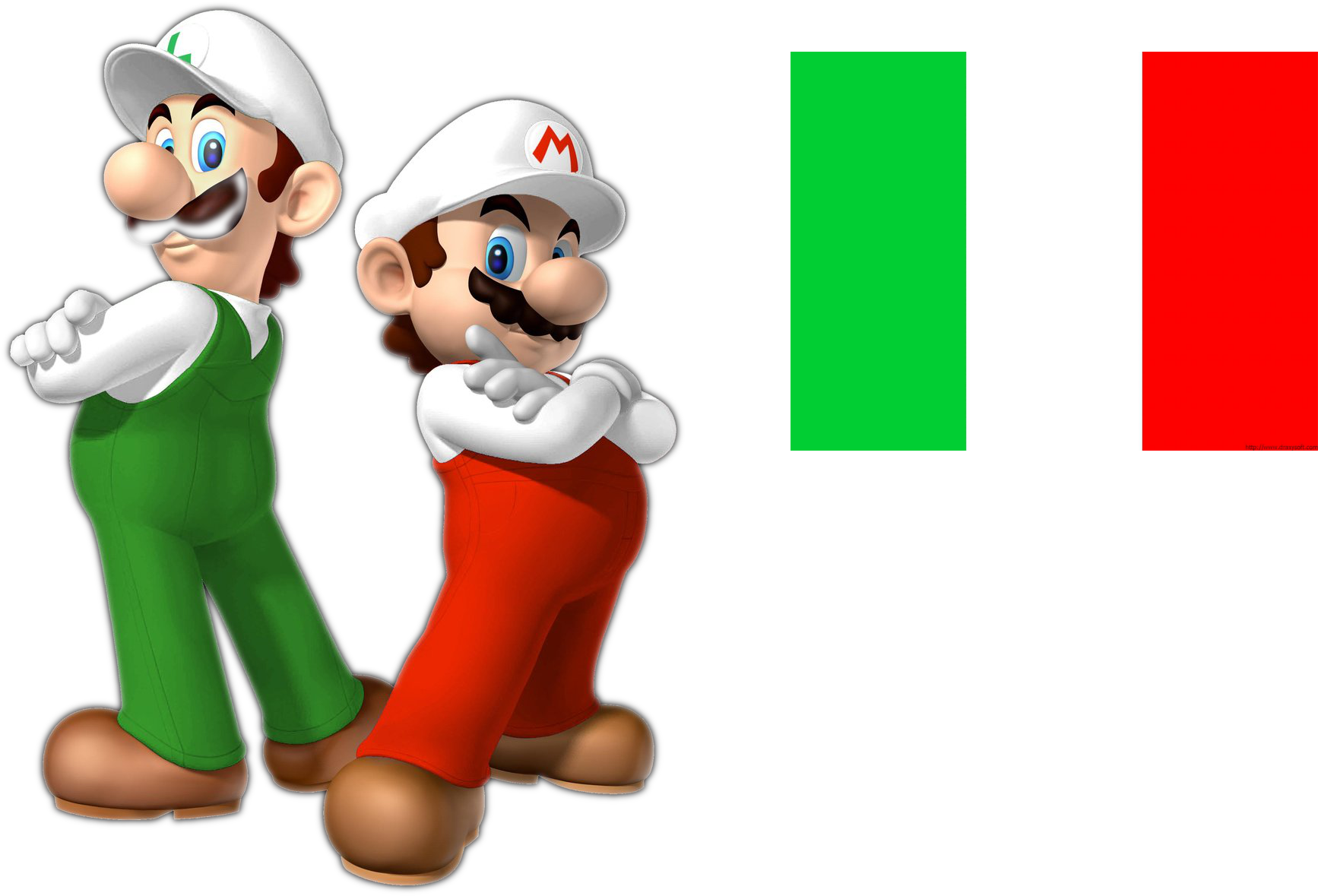 I Don't Know If This Has Been Posted Before But When - Mario And Luigi Italian (1800x1178)