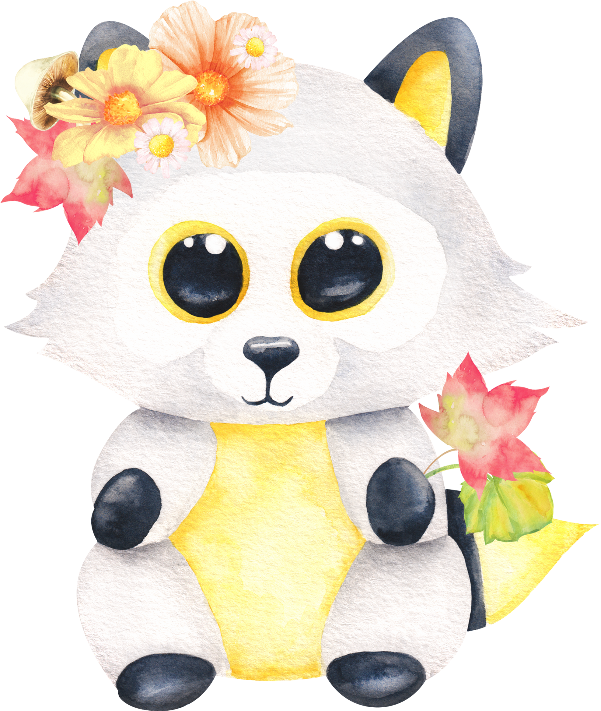 Animal Clipart/ Flower Clipart/ Woodland Clipart/ Forest - Clip Art (2400x2400)