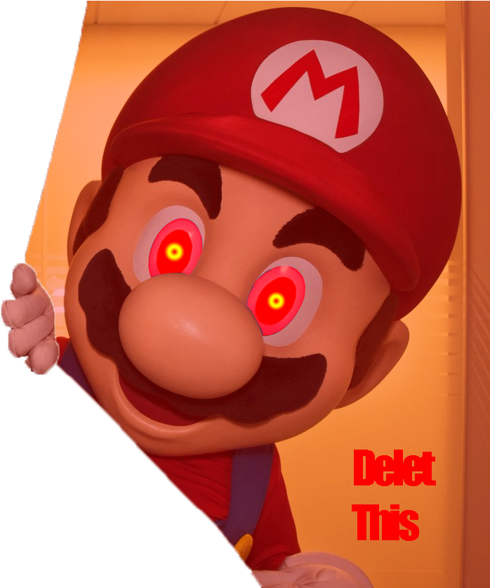 Delet Tis Super Mario Bros - Mario Delet (1200x836)