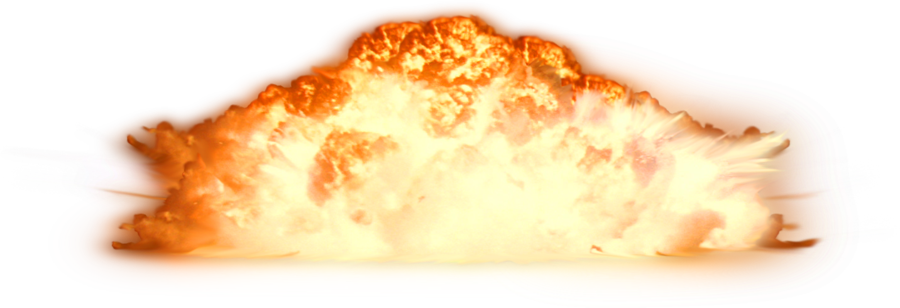 High-quality Nuclear Explosion Cliparts For Free Image - Kitten Walking Away From Explosion (900x308)