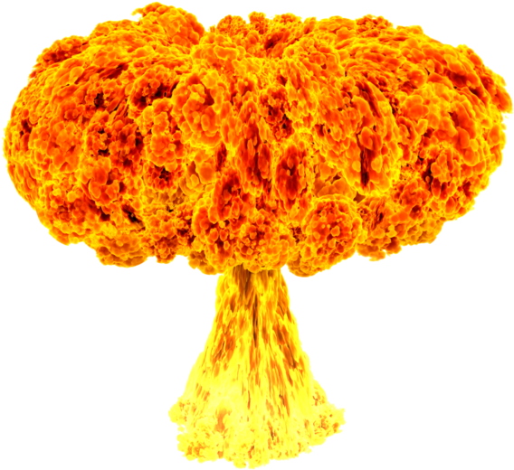 Icon Download Nuclear Explosion Image - Explosion With Transparent Background (600x680)