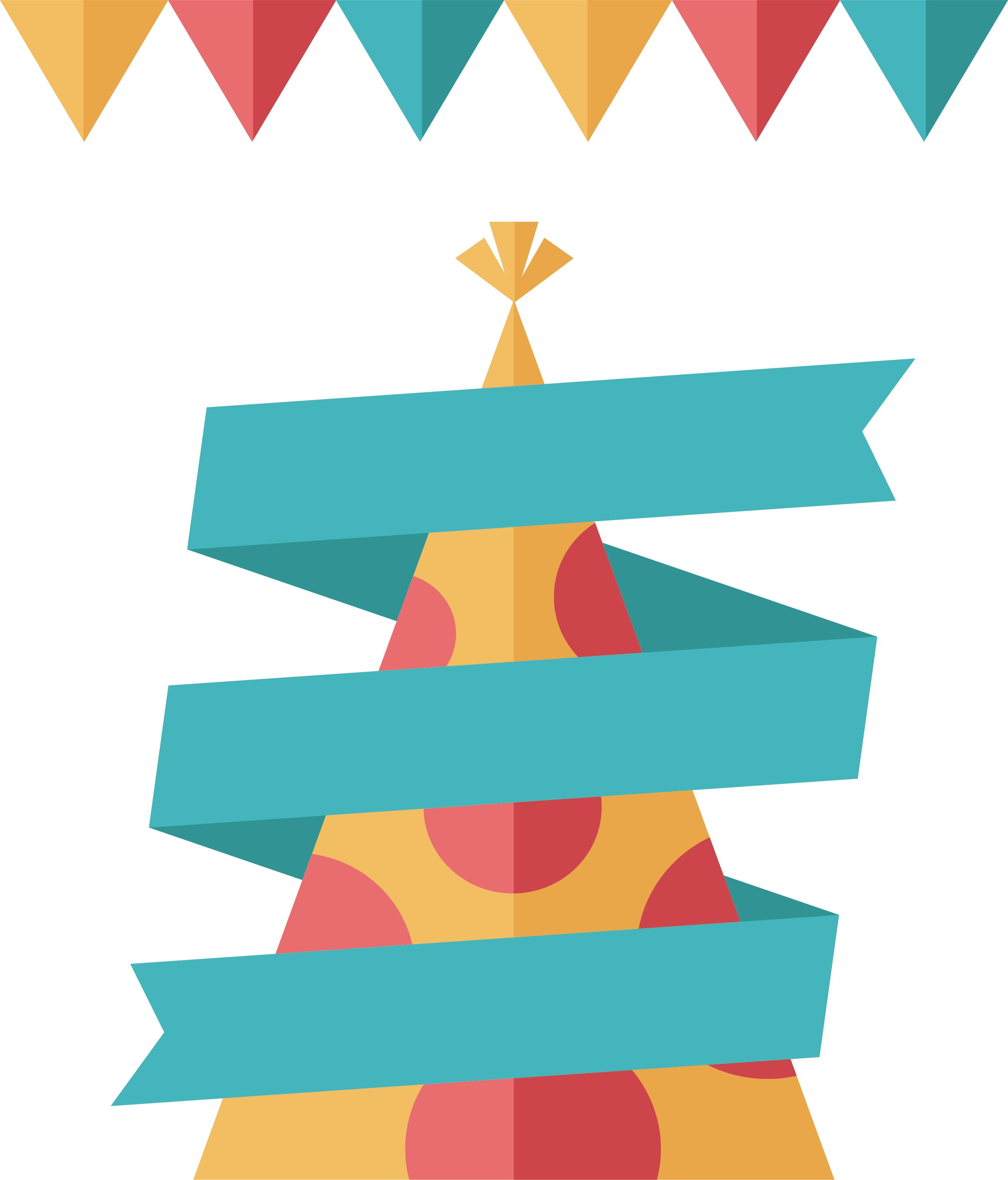 Ribbon Birthday Clip Art - Ribbon (2633x3081)