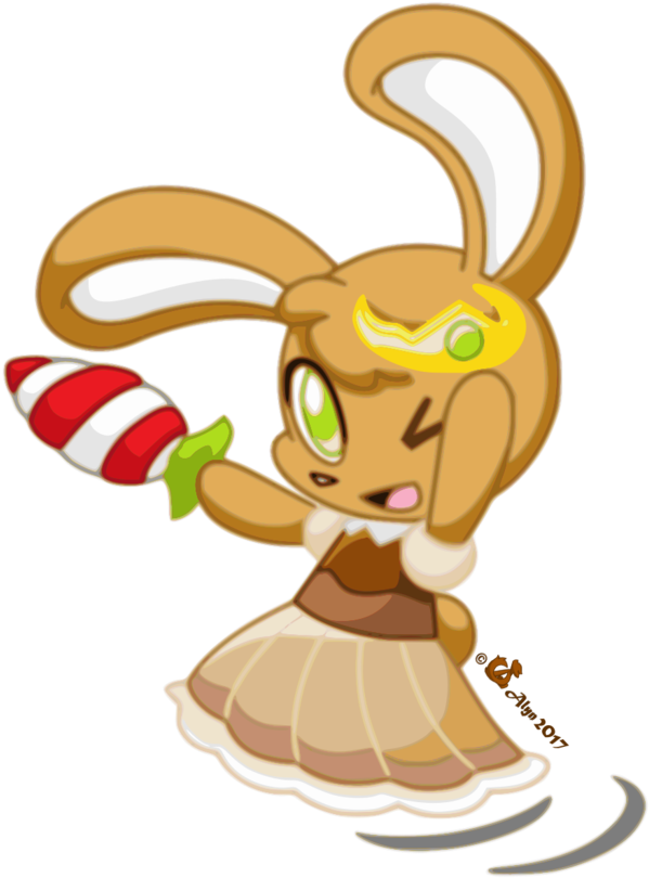 Princess Caramel Candy Cane By Chris-alyn - Illustration (1024x984)