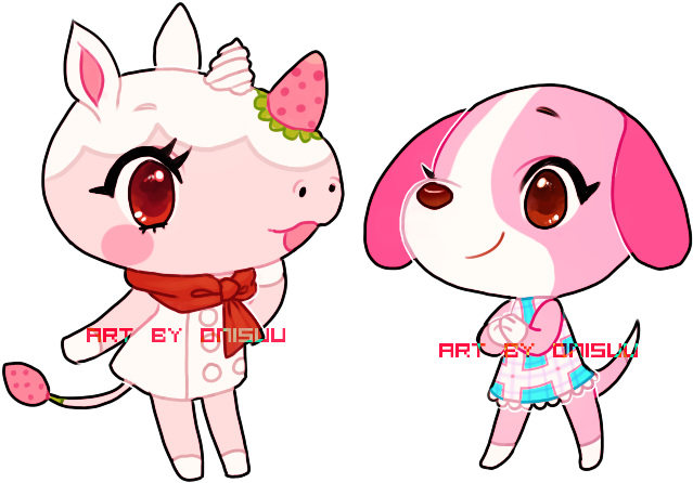 Acnl Merengue And Cookie By Onisuu - Acnl Merengue (700x500)