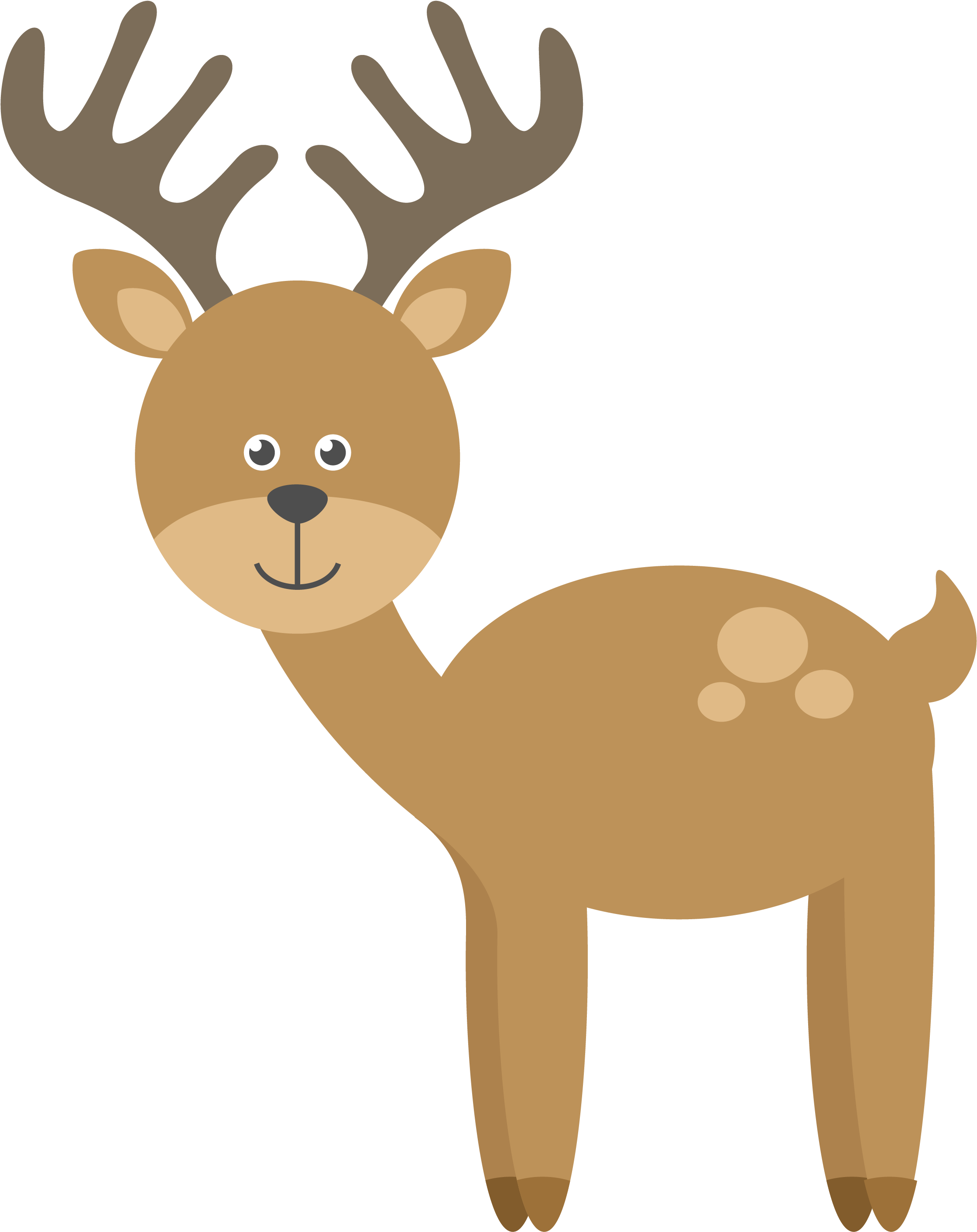 Cartoon Animal Illustration - Vector Graphics (3395x3062)