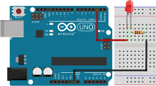 Pour Rappel La Led Est Un Dispositif Alimenté En Courant - Arduino Self Balancing Robot (639x372)
