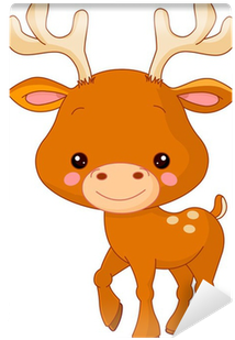 Deer Wall Mural • Pixers® • We Live To Change - Animals Clip Art Deer (400x400)