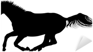 Galloping Horse Silhouette (400x400)