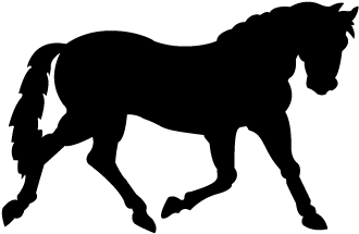 Horse Trotting (600x600)