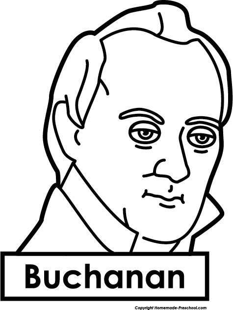 Click To Save Image - James Buchanan Easy Drawings (475x632)