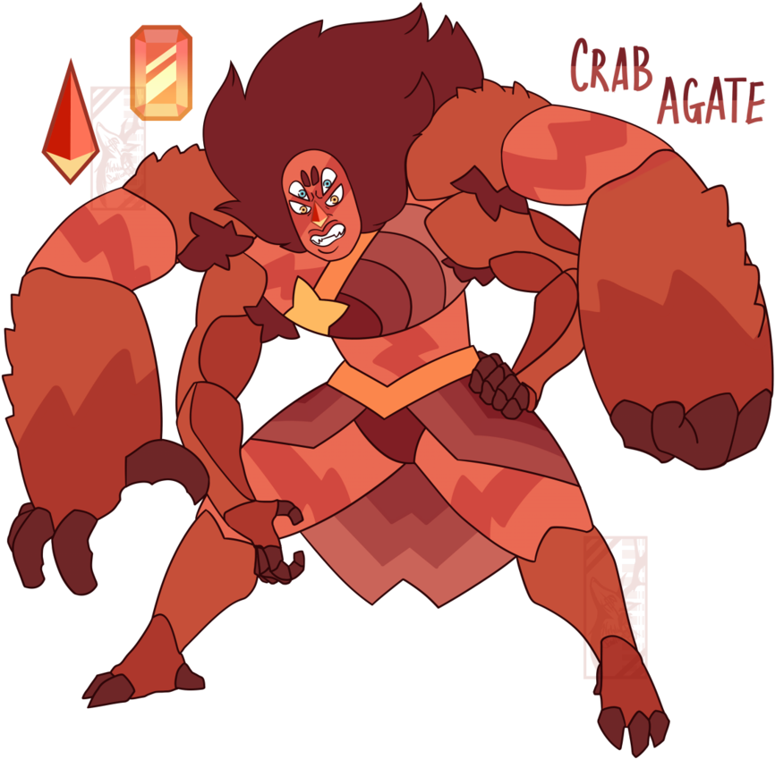 Crab Agate By Deer-head - Crab Monster Steven Universe (907x880)