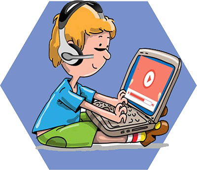 Personalized Learning Audio & Video - Play Computer Games (400x345)