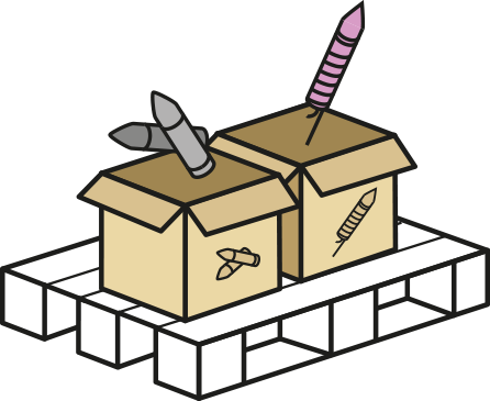 Explosives Delivery - Flamable Liquids Clipart (446x365)