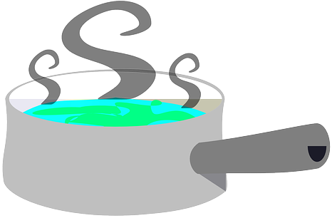 Gas To Liquid Absorbs Energy Exothermic Process The - Boiling Water Clip Art (640x320)