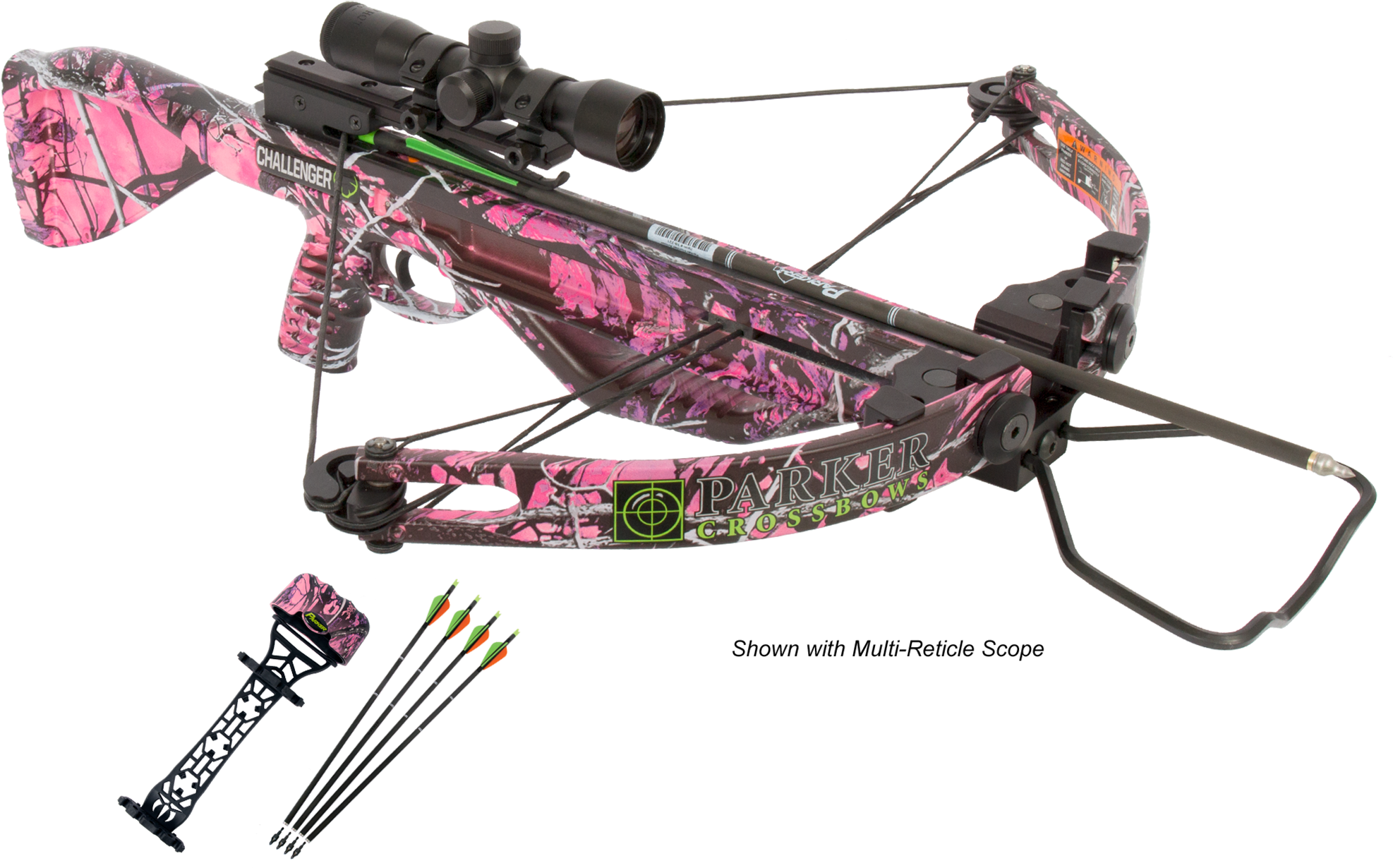 Parker Bows Pink Challenger Crossbow Outfitter Package - Parker Bows Challenger Ii (2000x2000)