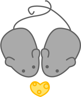 Two Mice And Some Cheese By Crysanity - Two Mice And Some Cheese By Crysanity (332x395)