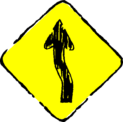 Stop In The Town Of Deer Lake - Beware Of Attack Cat Sign (490x486)