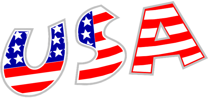 Usa United States America Stars Red White - Usa Red White And Blue (680x340)